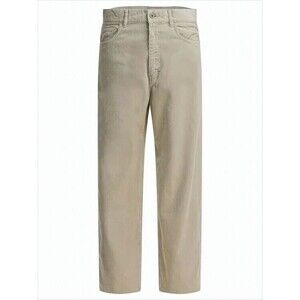 Auralee Relaxed Fit Corduroy Straight Pants With Five-Pocket Design - NWT